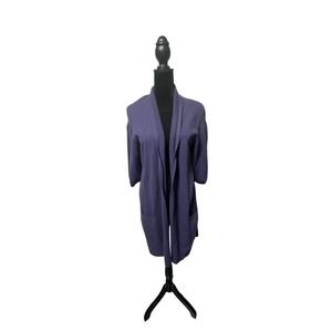 Vince 100% Cashmere‎ Purple Sweater Duster Size M